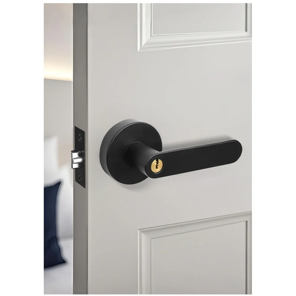 

Aluminum Spherical Lock for Standard Interior Doors Suitable for Bathroom Bedroom Kitchen Use Minimalist Modern Design