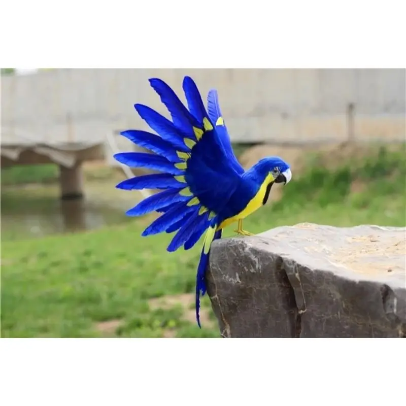 

Искусственная птица с реалистичными перьями, Красочный декоративный попугай, Красивое украшение для балкона, дома, сада или двора