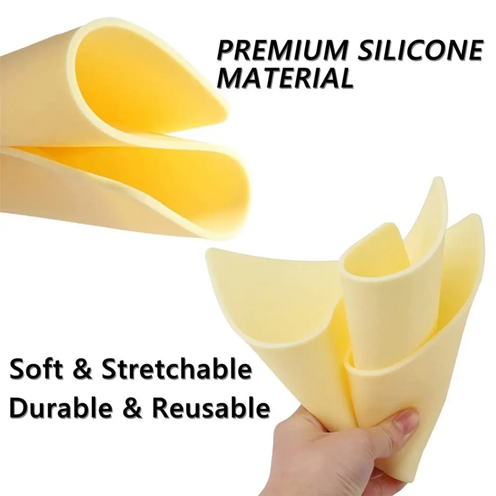 A4 Permanent Makeup Tattoo Practice Skin 3MM Thick Big Size Fake Skin Double Sides Silicone Tattoo Accessory Eyebrow Training
