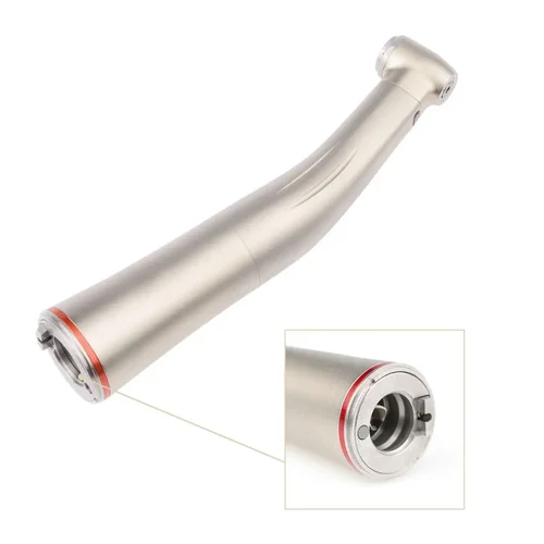 Imagen 2 del producto HEXION-auricular LED de fibra óptica de baja velocidad contraángulo 1:1/1:5, botón pulsador de cinta electrónica, piezas de mano para odontología de alta velocidad