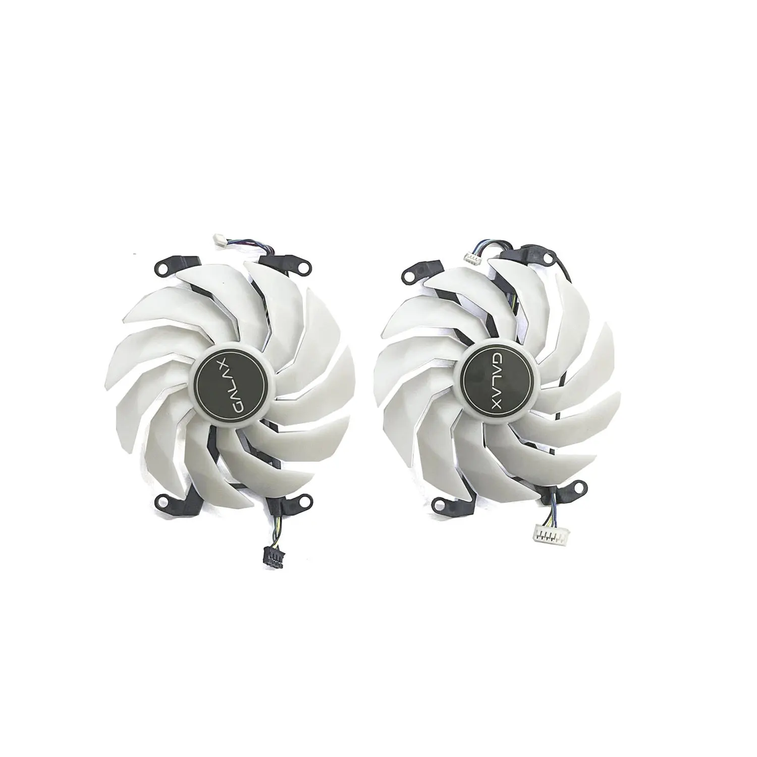 Imagem -02 - Placa de Vídeo Ventilador Placa Gráfica Ventilador de Refrigeração Galaxy Geforce Rtx 3060 3060ti 3070 3070ti ex Branco 4pin 6pin 102 mm Gfy10015h12spa