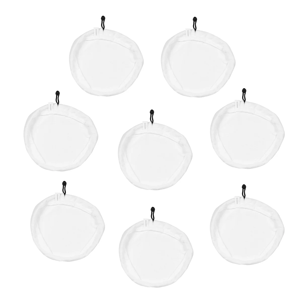 스팀 청소기 바닥 걸레 기선 청소기 트리플 코너 교체를위한 새로운 8Pcs 극세사 천 청소 패드