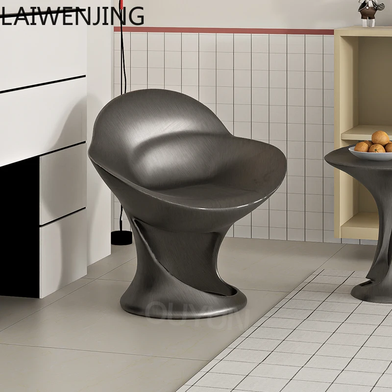 

MJY Single Chair Living Room Backrest Small Apartment Light Luxury Creative Leisure Chair