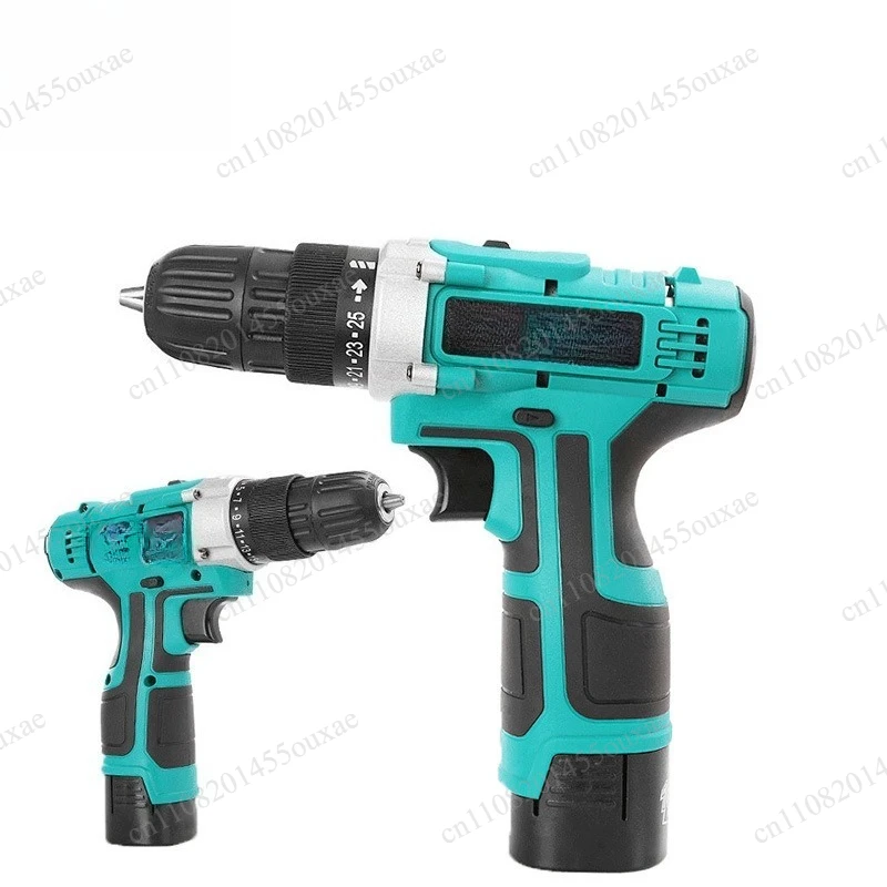 Jiangchu hand drill pistol type lithium battery impact drill household rechargeable screwdriver tool electric screwdriver high