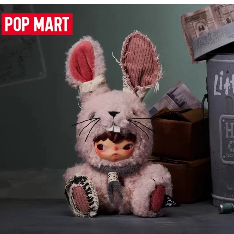 

Оригинальные плюшевые игрушки Pop Mart Hirono Little Hare в закрытой упаковке, милые плюшевые брелоки, коллекционные игрушки, художественный подарок для фанатов и коллекционеров