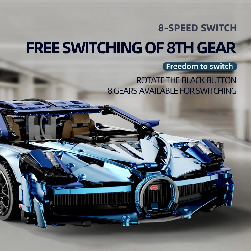 City Speed Car Building Blocks Diy Super Sports Car 1:8 Scale Model Bricks Desktop Decoration DIY Toy For Kids Birthday Gifts