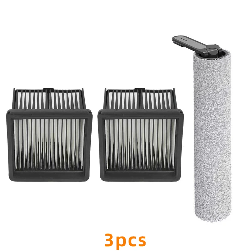 Compatible with Dreame MOVA 2.0 Pro / K10 / K10 Pro Floor Scrubber Spare Parts filter + roller brush kit