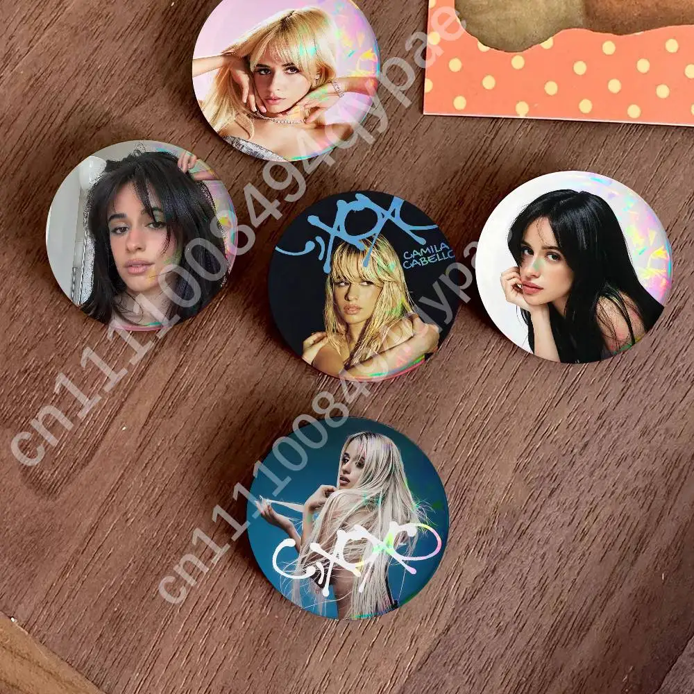 C-Camila Cabello C'XOXO Pins for Backpacks Funny Pins Acrylic Y2K Aesthetic Pin Cute Bag Lapel Brooch Clip Badges Accessories