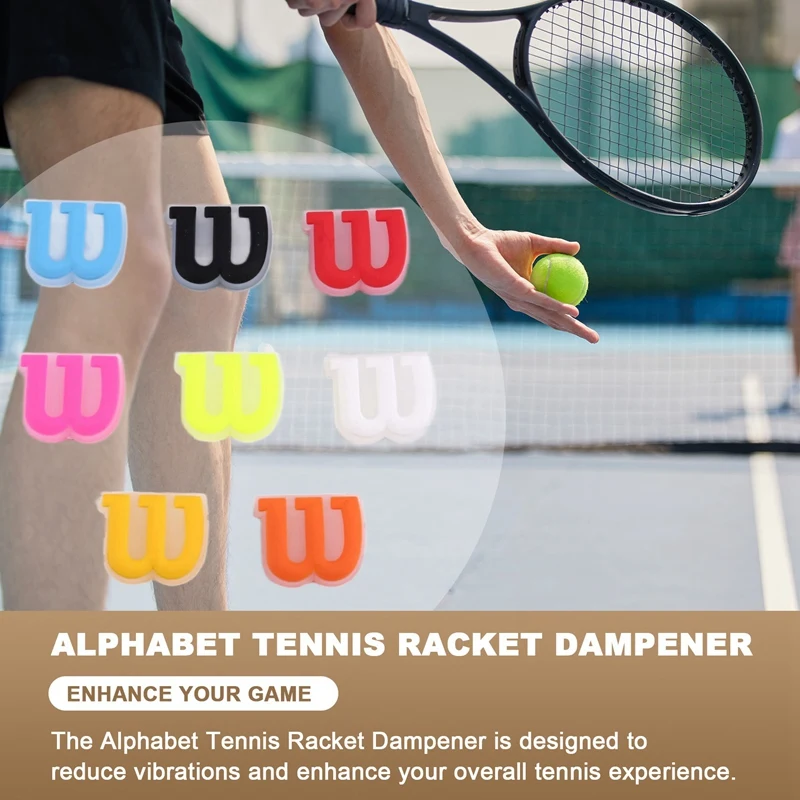 Alfabet Tennis Demper Siliconen Tennisracket Demper Tennisracket Demper Tennisracket Accessoires