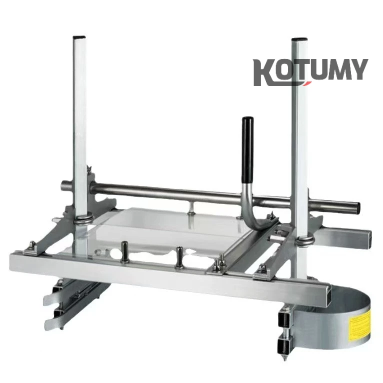Heavy du ty Log Slabbing Frame Chainsaw Mill Lumber Cutting Bracket, Adjustable Saw Stand for Logging Wood Processing