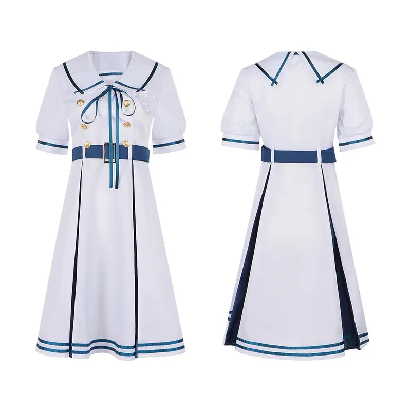 Wakaba Mutsumi JK Uniform Cosplay Anime BanG Dream! Mortis Costume Wig