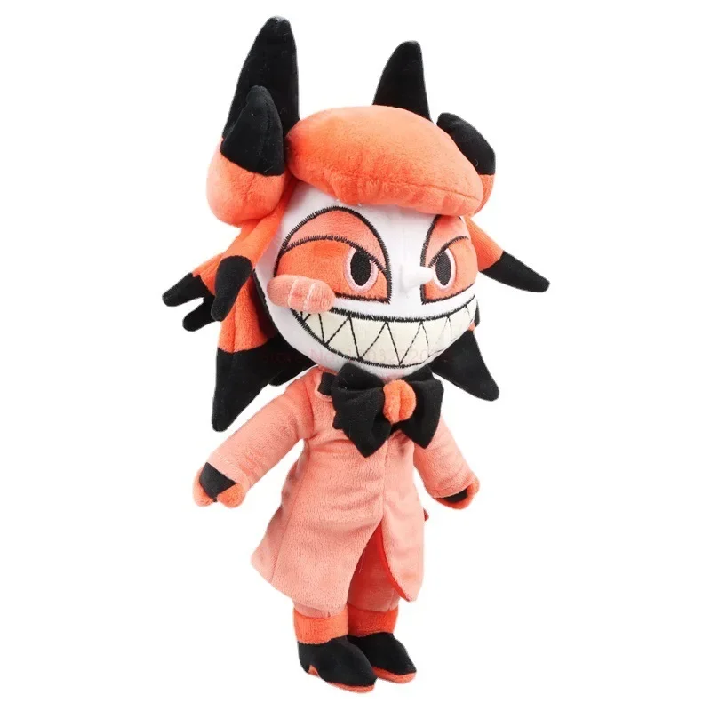 Cute Alastor Plush Toy for Kids, Radio, Demon Doll, Desenhos animados, Anime, Macio, Recheado, Presente de Natal, Kawaii, Novo, 30cm