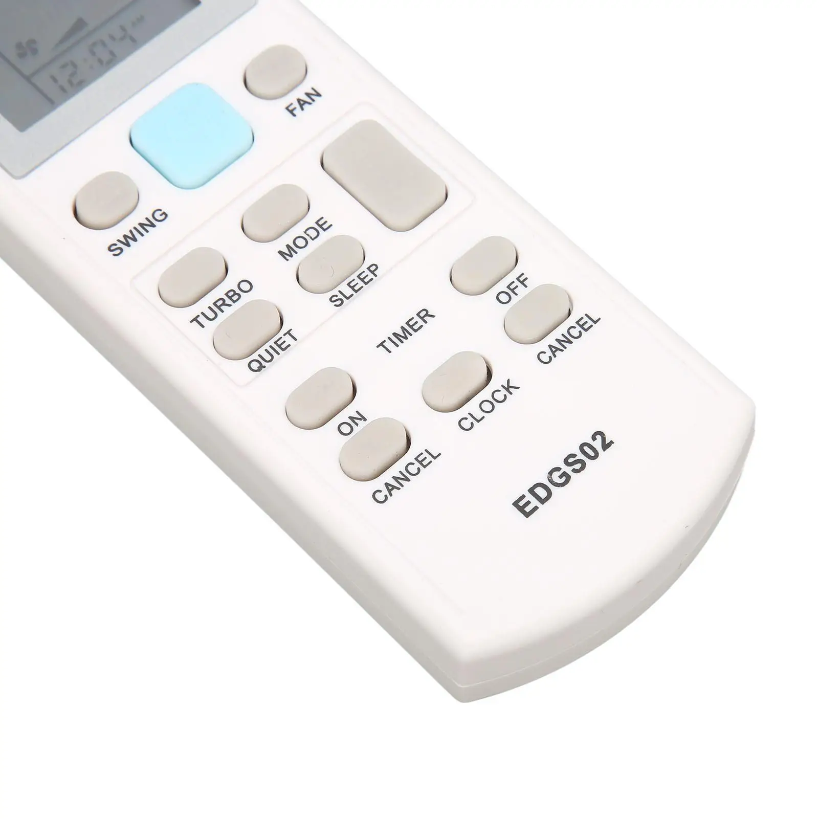 EDGS02 AC Remote Control Black with Sensitive LED Buttons - Replacement for Air Conditioner