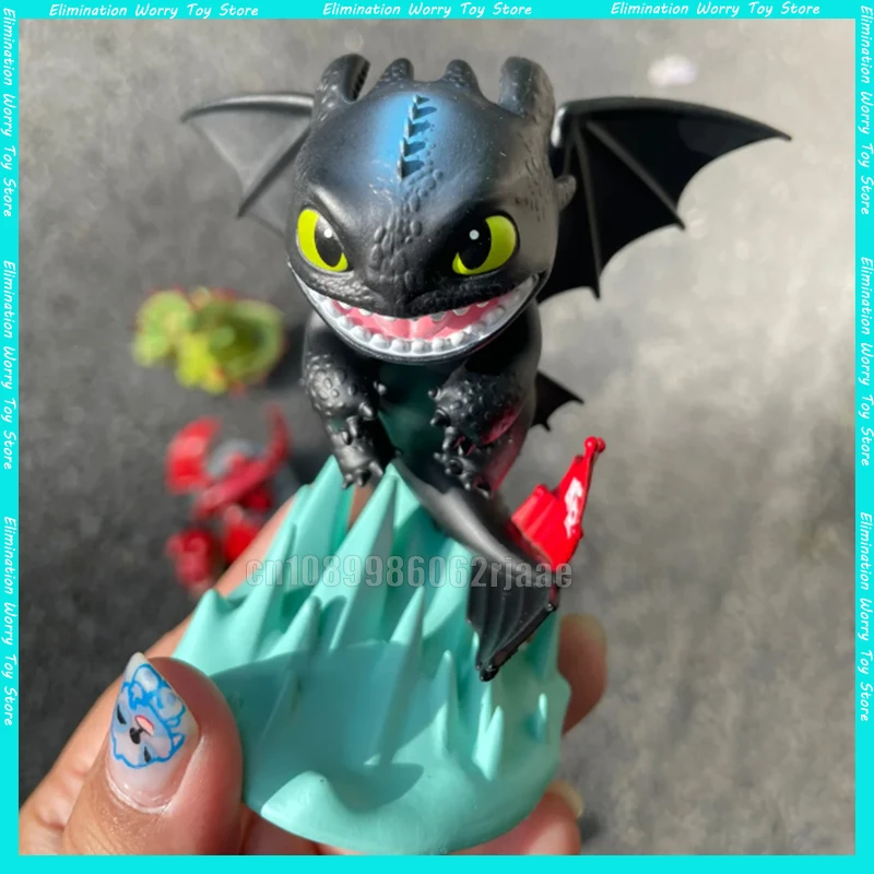 

In Stock original Beast Kingdom Mea-072 Dragon How To Train You Dragon Toothless Night Fury Figure Blind Box Ornament Toys Gift
