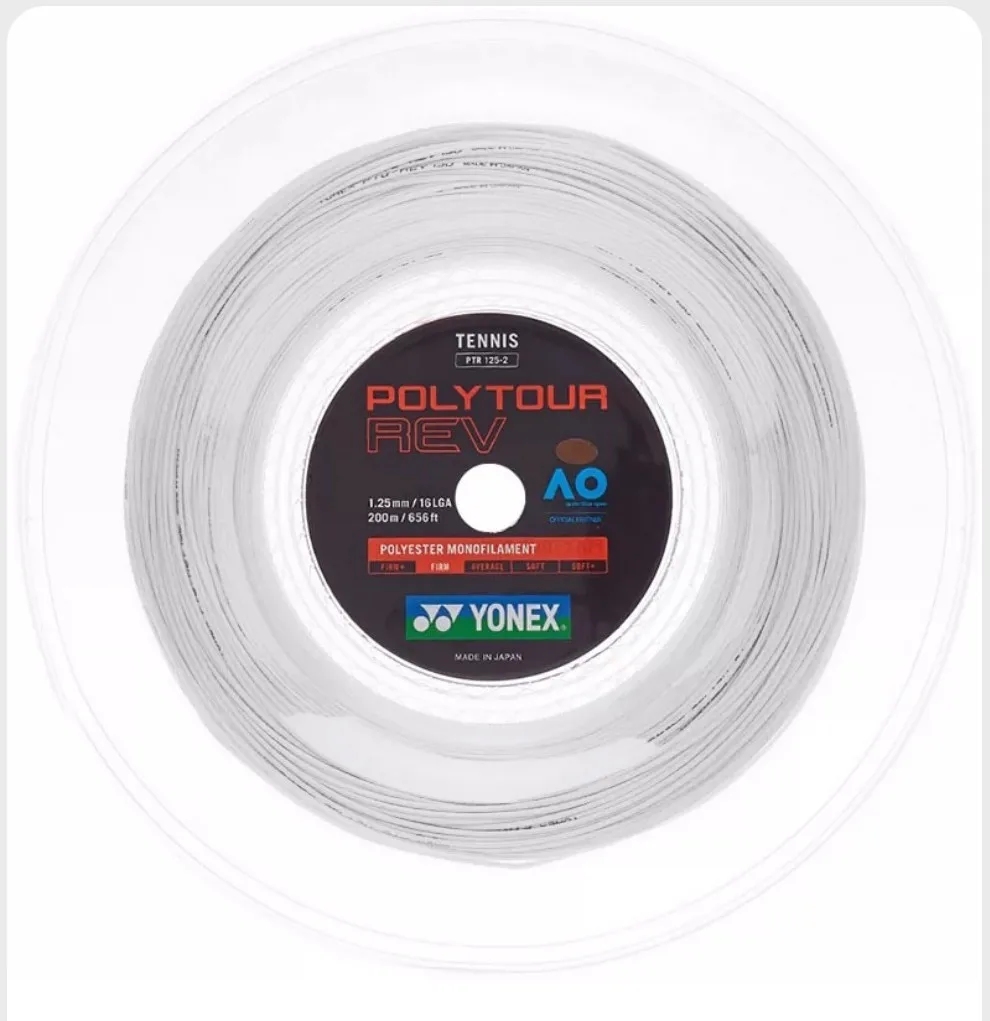 POLYTOUR REV 16L/1.20 String Reel - 660' WHITE