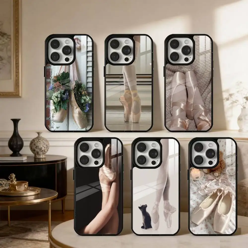 

Чехол для телефона с изображением балетки для iPhone 14,16,15,13,17,12,Plus,Pro,Max, магнитный, для Magsafe, матовый чехол