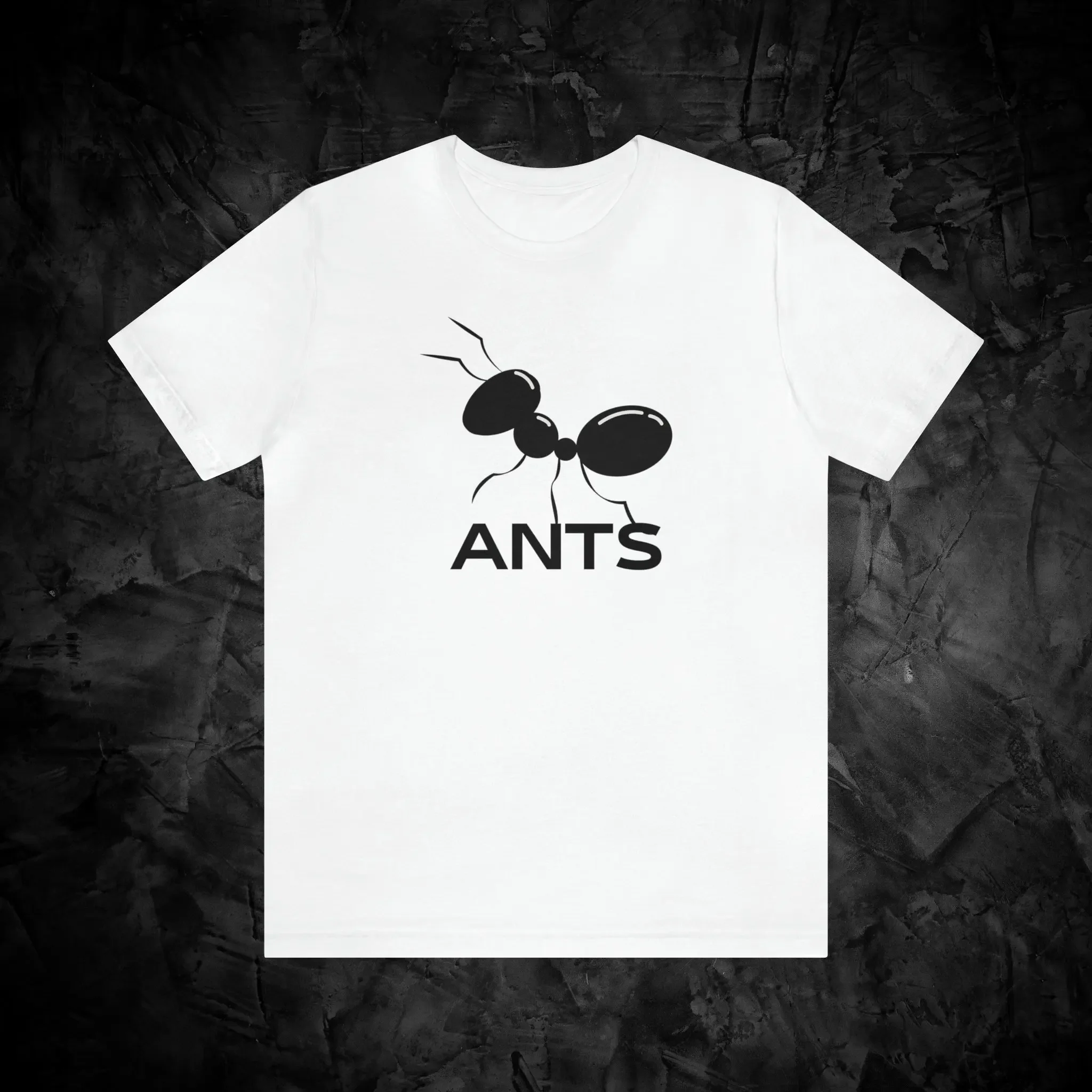 URBAN VEGISTA Black Ants Unisex Jersey Short Sleeve Tee