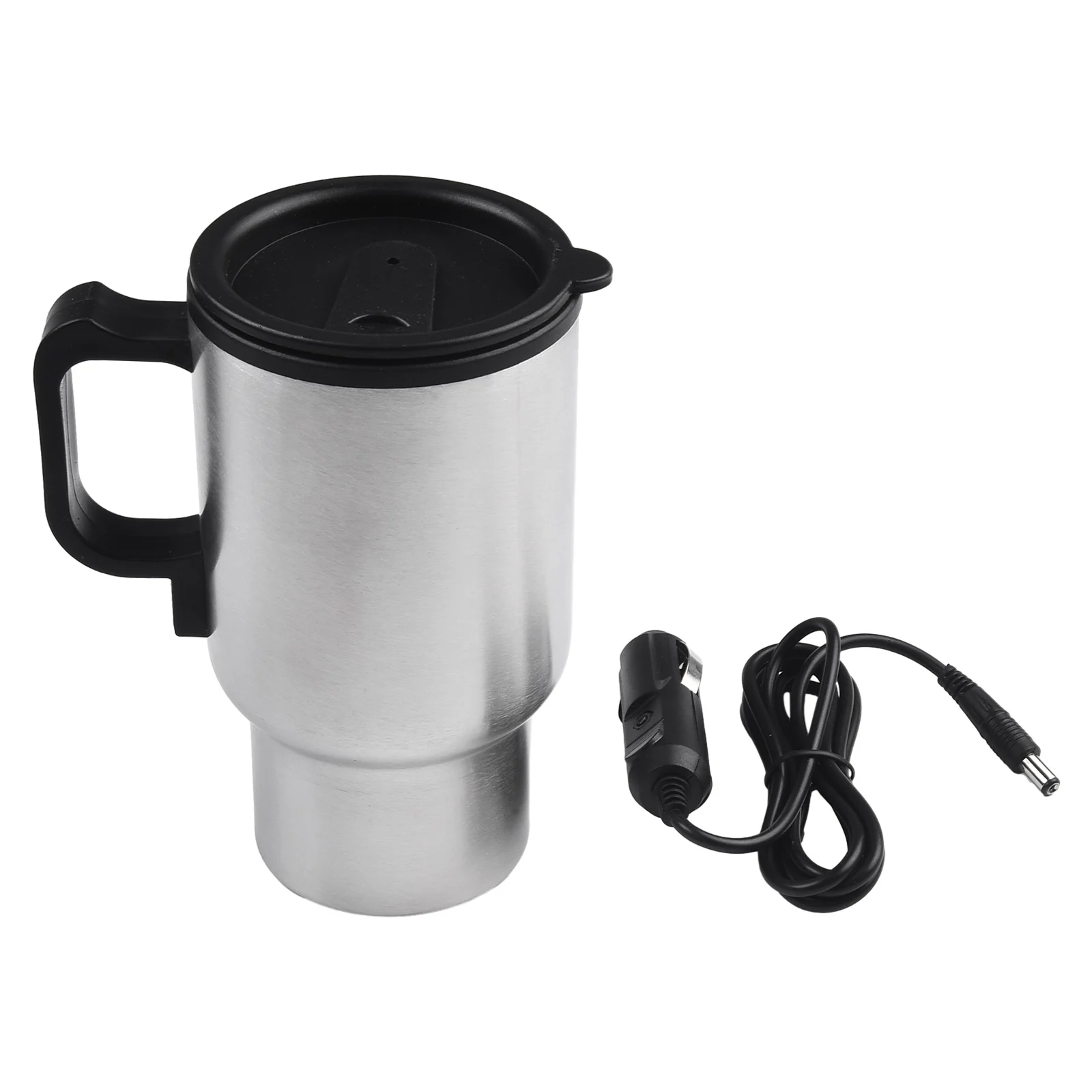 High Quality Hot New Mug 12V 120W 450ml Car Coffee Cup Electric Heated Kettle Stainless Steel Travel Water Heater