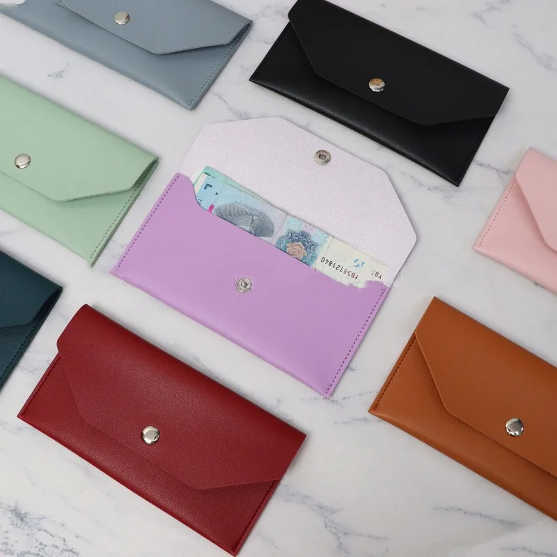 Women Long Envelope Wallets Leather Money Clutch Bag Multifunctional Female Purse Holiday Purses for Women Coin Purse