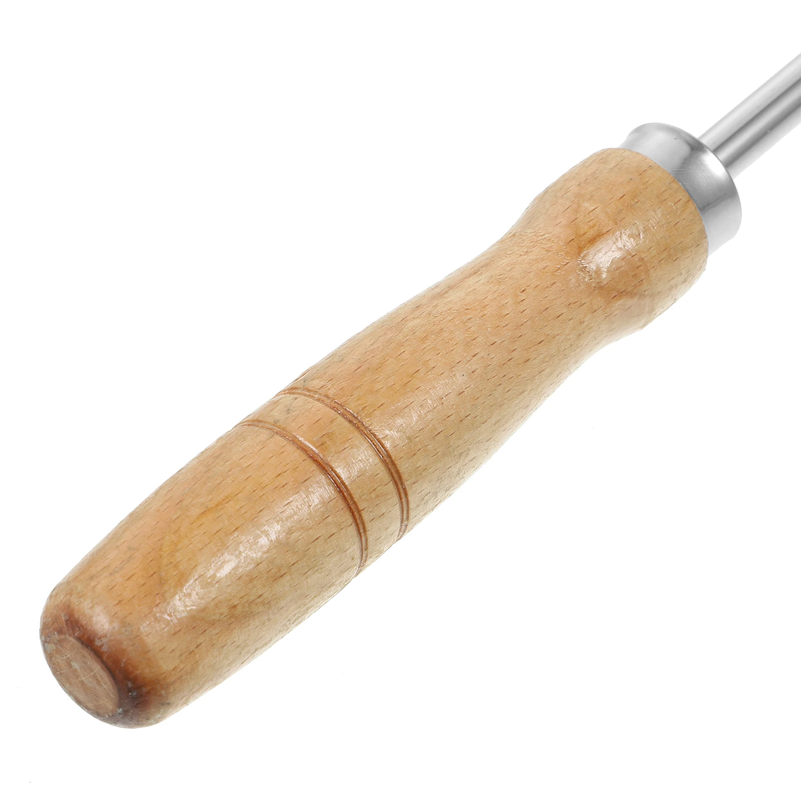 

Fried Snack Mold Bunuelos Maker Kitchen Frying Spoon Tool Long Handle Stainless Steel Wooden Non Stick Oil Spoon Shrimp Cake