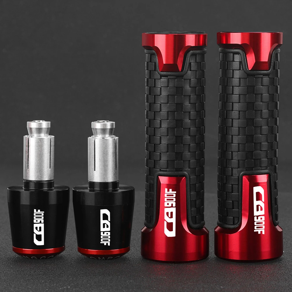 

For Honda CB900F Hornet 2002-2007 2003 2004 2005 2006 CB900 F CB 900F 7/8" 22MM Handlebar Grips Handle Bar Cap End Plugs Grips