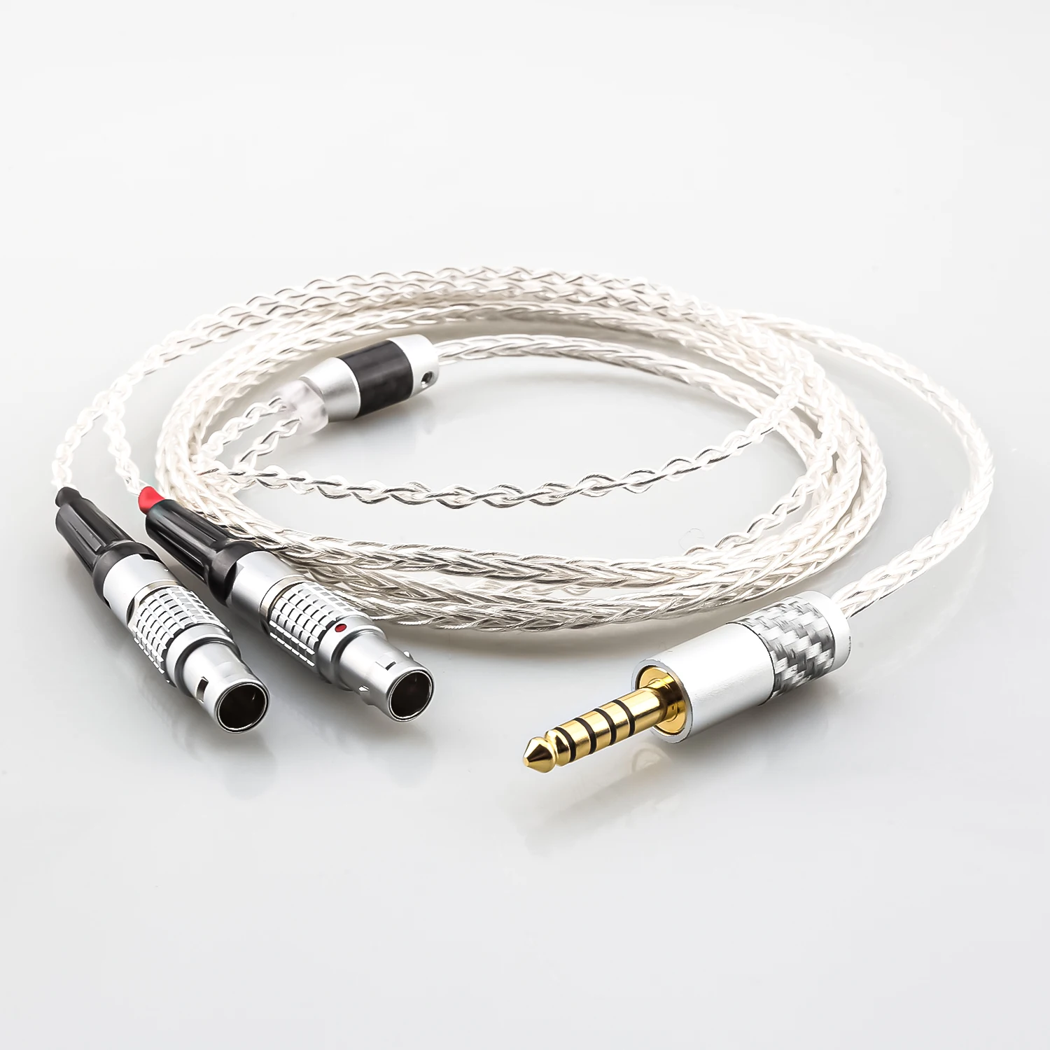 

HIFI SilverComet Taiwan 7N Litz Earbud Upgrade Cable for Focal Utopia ELEAR Headphones Earphone