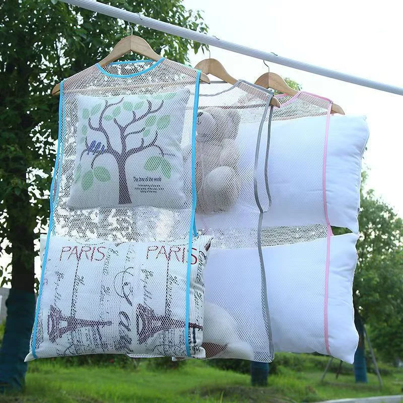 

Outdoor Drying Net Windproof Pillow Holder Balcony Clothes Rack Multi-functional Cleaning Tool Creative Home Supplies