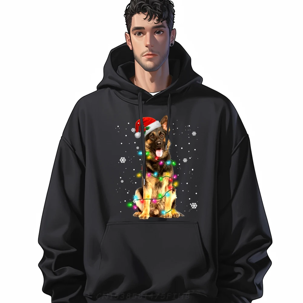 

Van Gogh Starry Night Festive Christmas Black Cat Santa Hat Christian Hoodie Men Fashionable And Trendy Pullover Hoodies Hoodies