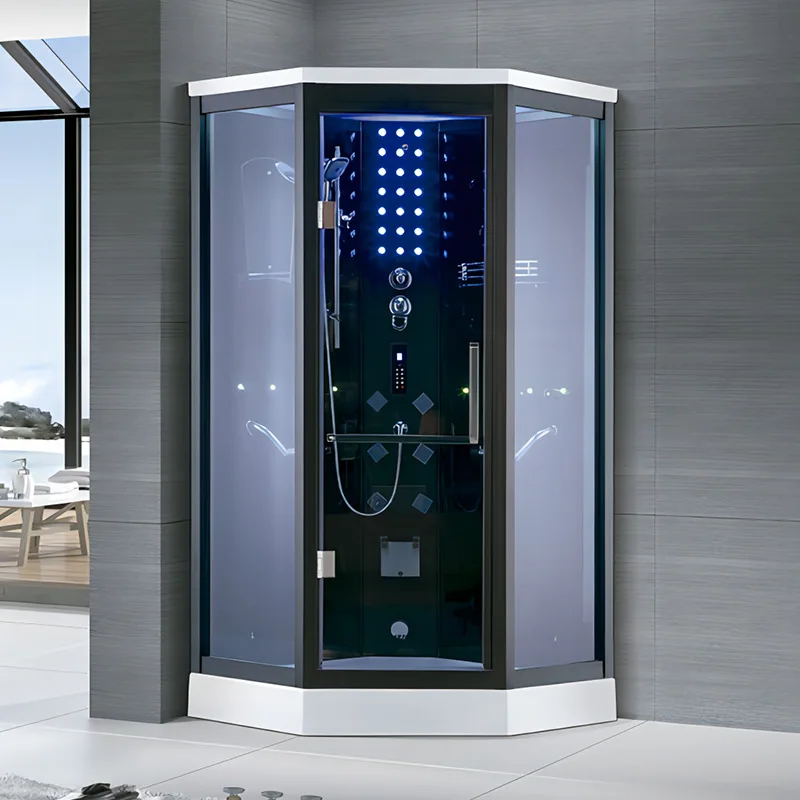 Integrated shower, bath, sauna bath, steam room door household