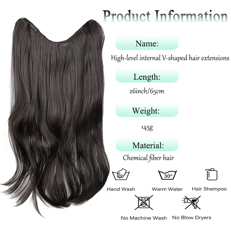 U-shaped High-level Wig Piece for Women