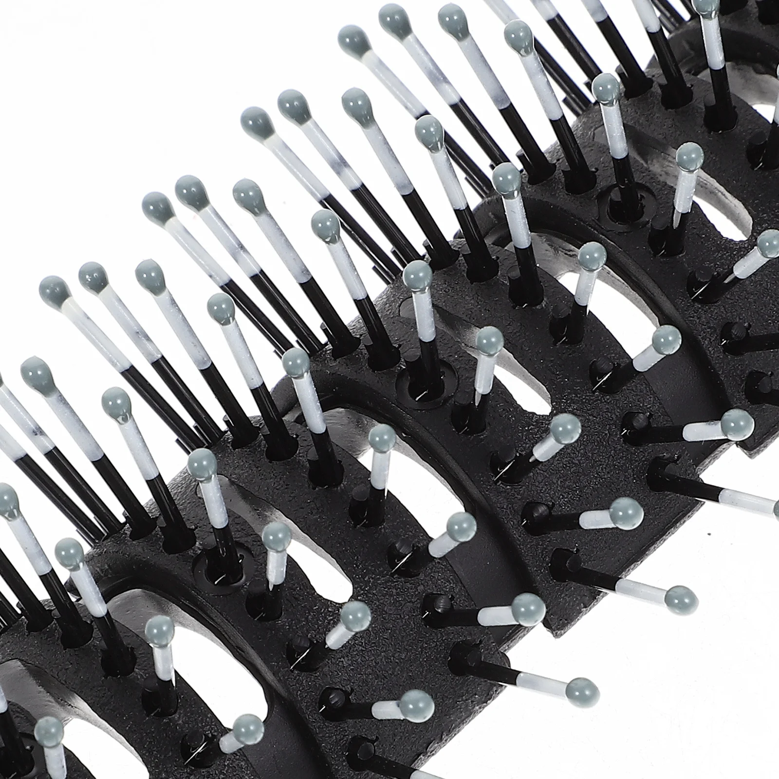 

Massage Black Anti-Static Rib Hair Comb Scalp Care Smooth Teeth -Free Detangling Ergonomic Handle Styling Comb