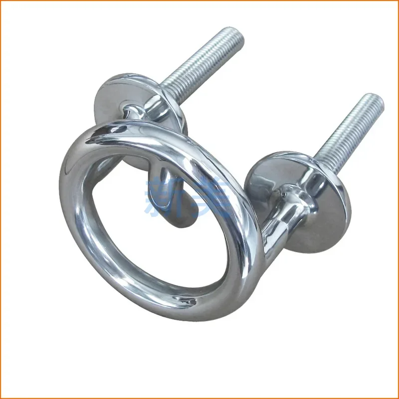 Heavy Duty Marine Stainless Steel 316 Transom Mount Water Ski Tow Eye Rope Hook Bracket 2-1/2