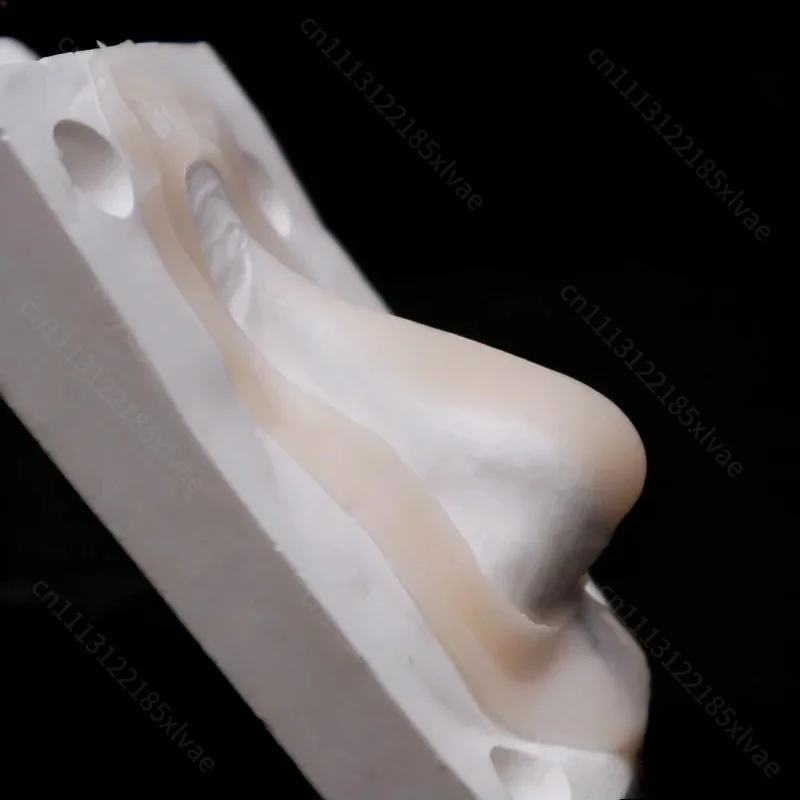 Platinum Silicone False Nose Soluble Edge Disposable Cosmetic Prosthetic Nose Prop For COS Cosplay Halloween Special Effects