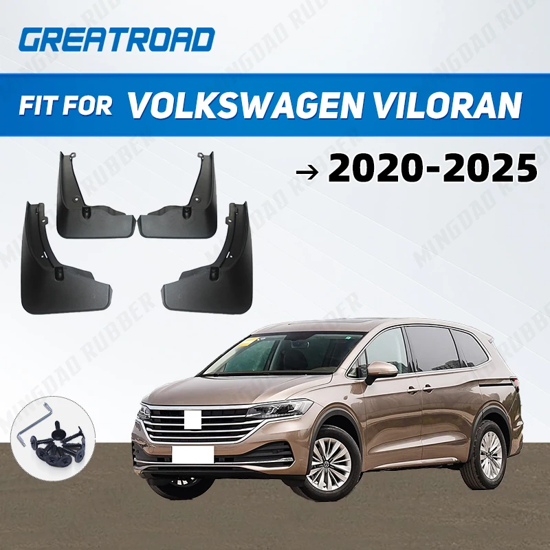 

For Volkswagen Viloran 2020-2025 2021 2022 2023 2024 Fender Mudflaps Splash Guards Mudguards Mud Flaps car Accessories