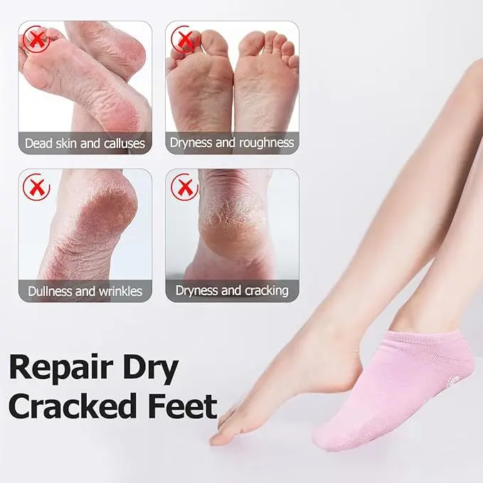 سبا جل قناع القدمين العناية بالقدم قناع القدم غطاء هلام الجوارب زيت طبيعي ترطيب الجوارب ترطيب يحسن جفاف وتكسير