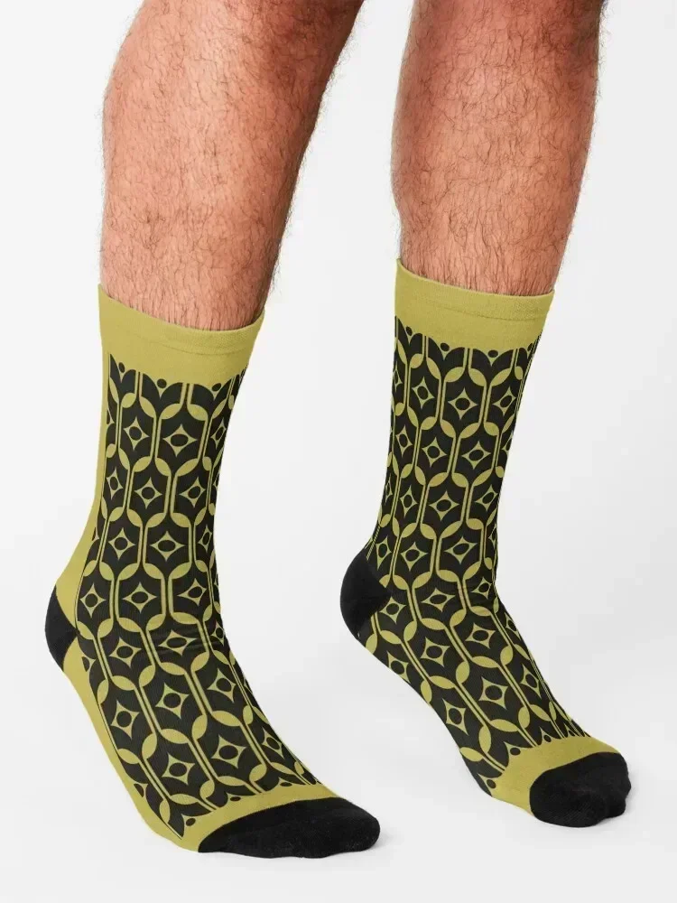 جوارب Hornsea Heirloom Green Socks للمشي لمسافات طويلة برباط لامع في صالة الألعاب الرياضية أفكار هدايا عيد الحب للرجال جوارب نسائية #3