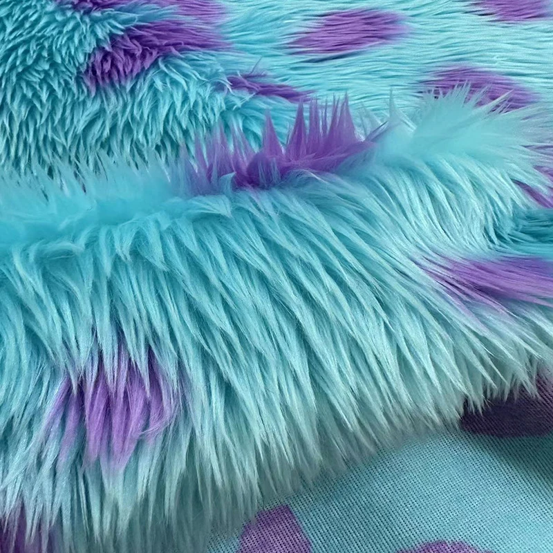 

Long Plu Fabric Sullivan Monster Toy DIY Handmade Photo Chair Decoration Mirror Rvation Fabric Polka Dot Pattern Home Sp...