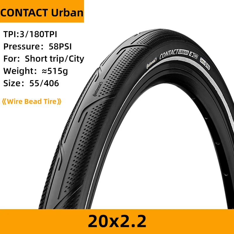 Continental Contact Urban 16 inch / 20 inch 3/180Tpi Stab-proof