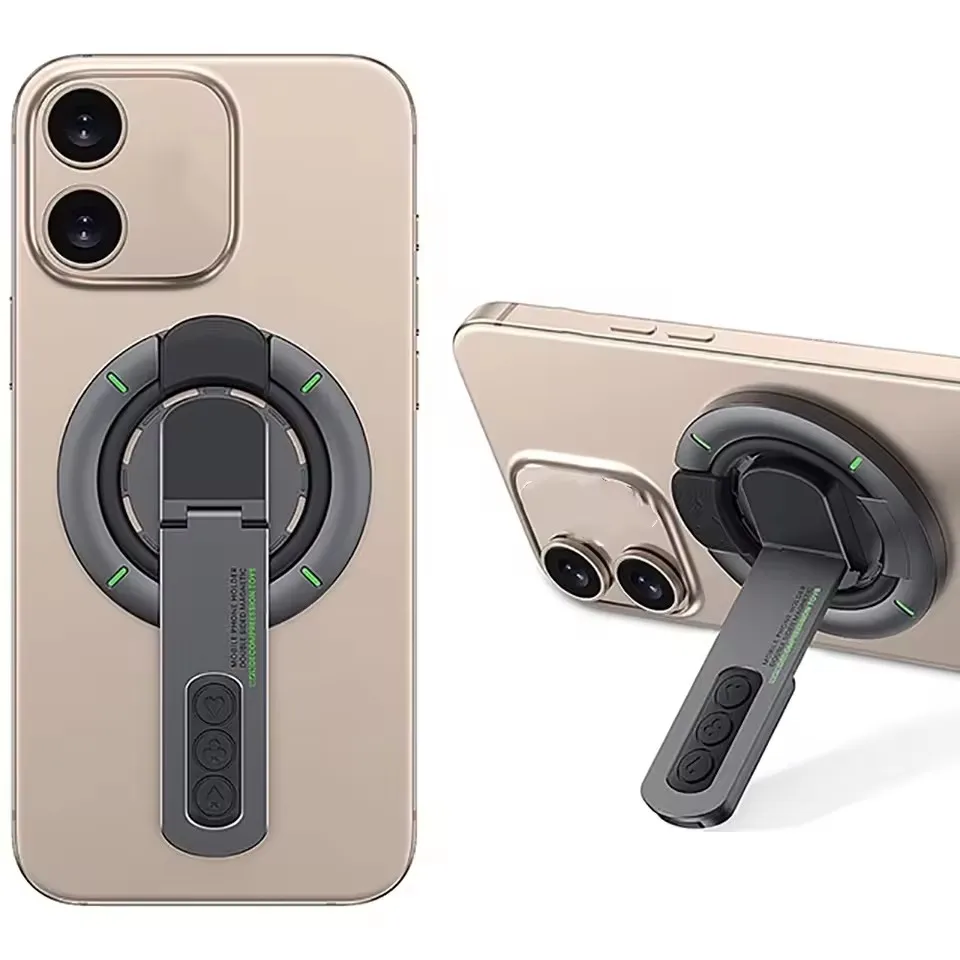 

1Pc 360°Roration Stand For Mobile Phone Magnetic Ring Phone Grip Magnetic Suction Handphone Gym Universal Finger Ring Bracket