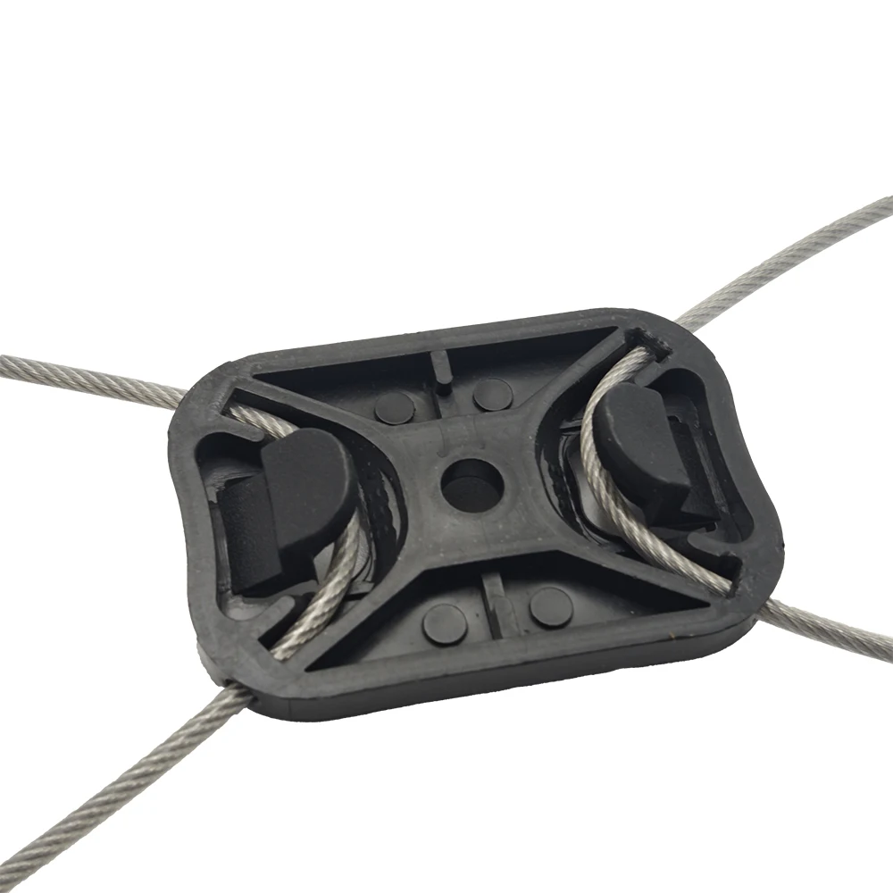 2/5/10 個ストリングトリマーヘッド電動ウィードイーターヘッド交換用スチールワイヤーライントリマーヘッドコードレス草トリマー用