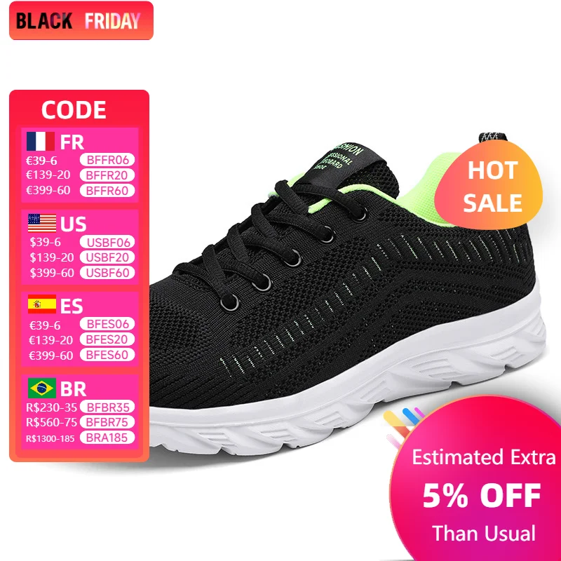 Big size men's shoes fashion autumn new flying woven breathable mesh shoes casual sports running shoes