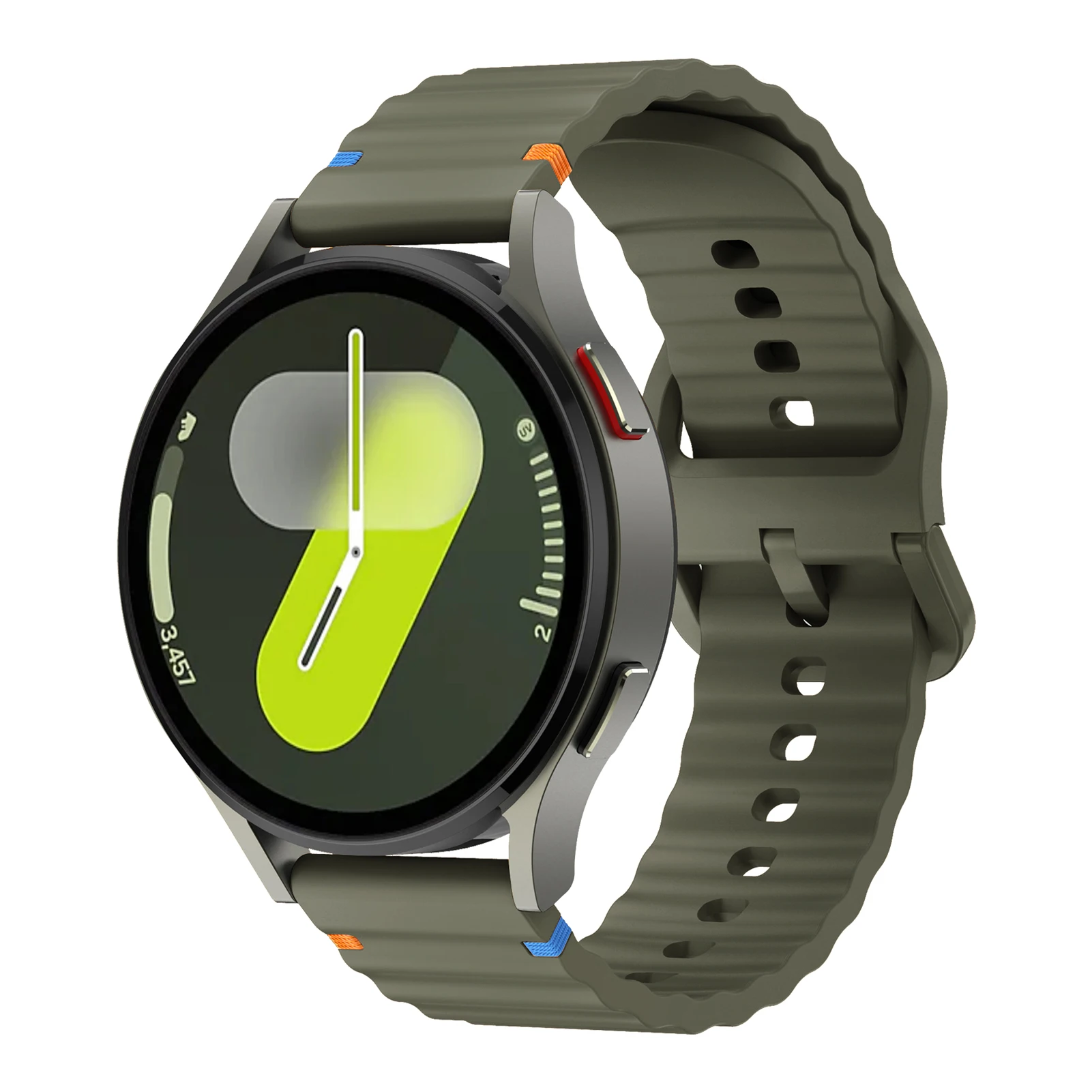 Silicone Band For Galaxy Watch 7/FE/5/pro/6/4/Classic/3/Active 2/Gear s3 20mm 22mm watch Bracelet Huawei watch GT/5/4/3/6 Straps