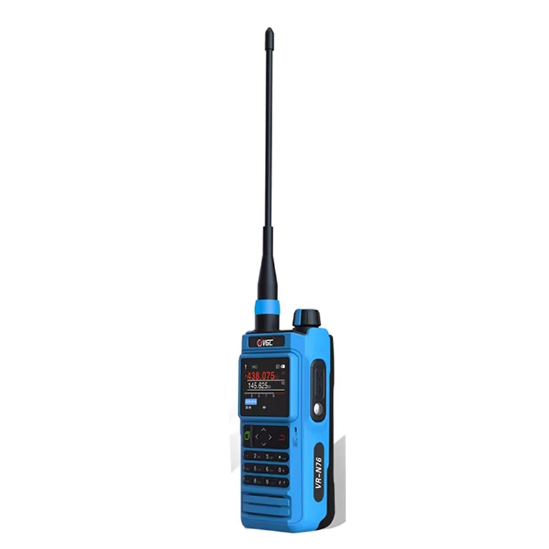 Imagem -06 - Walkie Talkie com Posicionamento Gps por Satélite Impermeável Bluetooth Função Aprs Rádio em Dois Sentidos Ham Ip67 Beidou-vr-n76