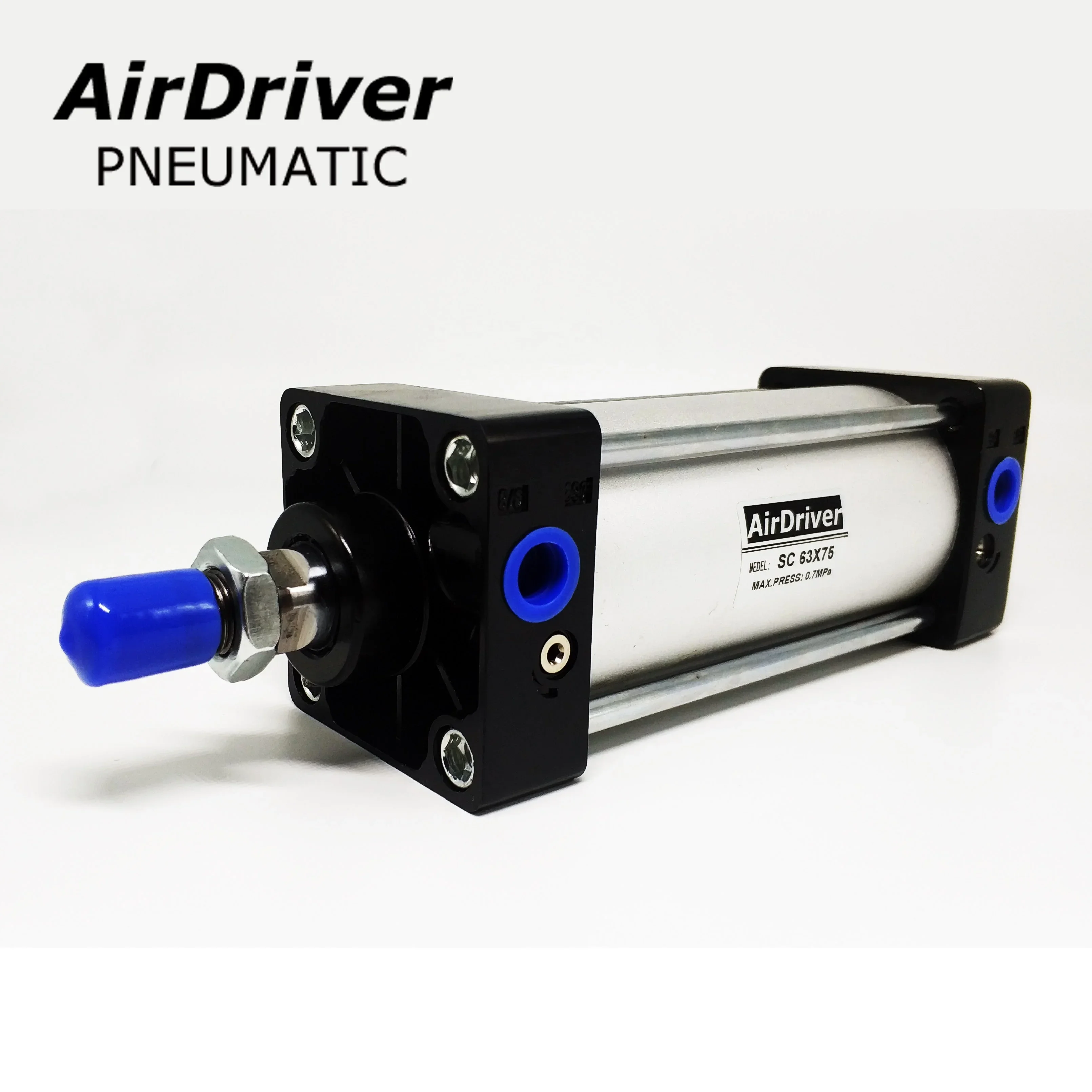 2025 اسطوانة هوائية من الألومنيوم AirTac نموذج اسطوانة الهواء SC63x100