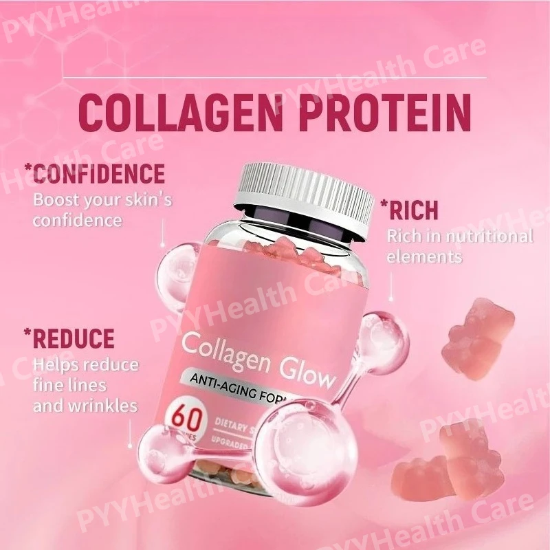 

Коллагеновые жевательные конфеты со вкусом клубники с витаминами C, E, B6 и цинком – ежедневная пищевая добавка