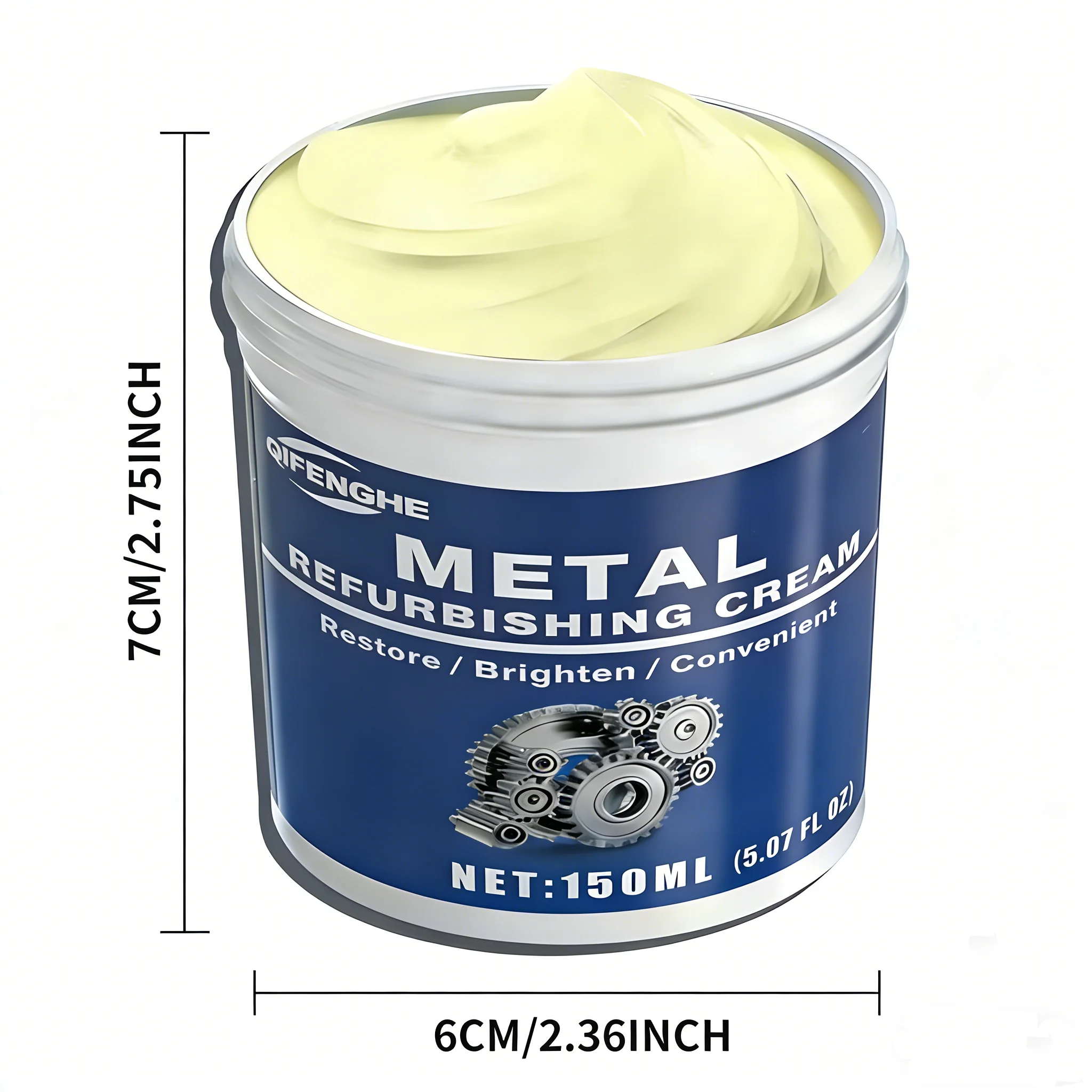 Metal Refurbishing Cream 150ML - Furniture Hardware Cleaner ulasan dan harga
