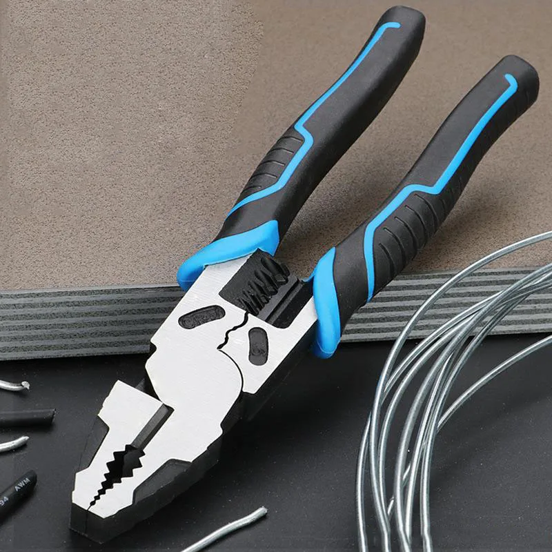 9 Inch Multifunction Pliers Combination Pliers Stripper Crimper Cutter Heavy Duty Wire Pliers Diagonal Pliers Hand Tools