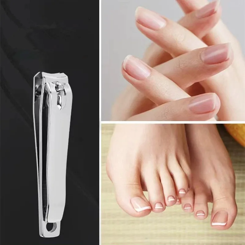 Multifunctional Metal Nail Clippers Keychain Nail Tools With Ear Pick Stainless Steel Key Personality Pendant Toenail Universal