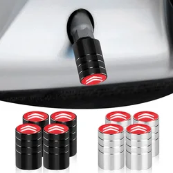 4Pcs Car Wheel Tire Valve Caps Fashion Metal Auto Accessories For For Citroen C1 C2 C3 C4 C5 C6 C8 C4L DS3 DS4 DS5 LS DS6 Grand