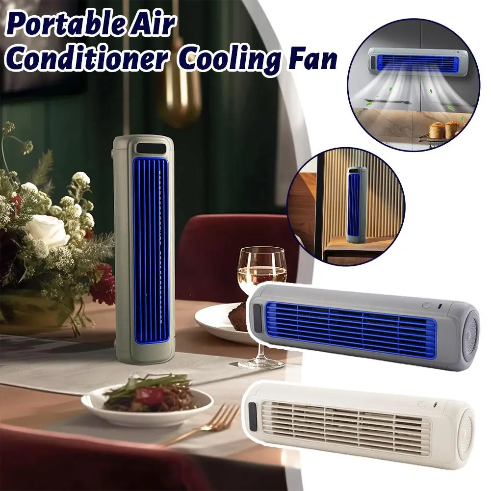 Three-speed Summer Kitchen Fan Wall Portable Conditioner Air Quiet Fan Air Refrigeration Ultra Cooling Conditioning Mounted H6d9